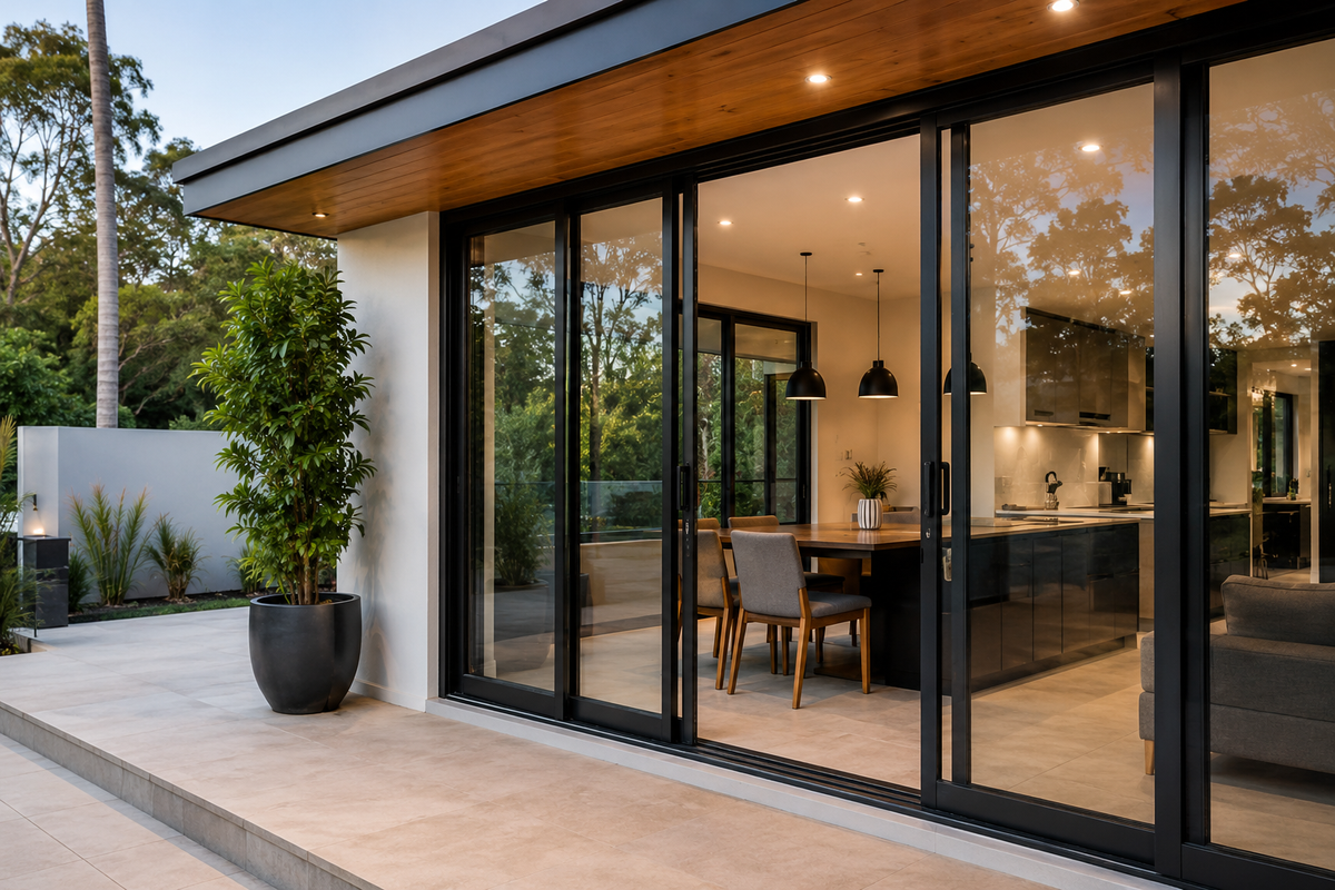 Aluminium sliding doors and windows