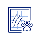 Pets scratching flyscreens